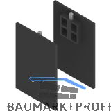 SOLIDO 100/HELM Abdeckkappen-Set Blende H/G beidseitig Deckenmontage schwarz