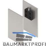 SOLIDO 100/HELM Abdeckkappen-Set Montageschiene/Blende H/G Edelstahl