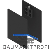 SOLIDO 100/HELM Abdeckkappen-Set Montageschiene/Abstand/Blende H/G schwarz matt