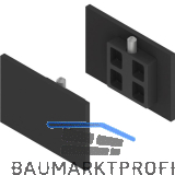 SOLIDO 100/HELM Abdeckkappen-Set Blende ME mit Abstandsprofil 15 schwarz matt