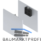 SOLIDO 100/HELM Abdeckkappen-Set Blende H/G Abstandsprofil 2x15/1x9 mm silber