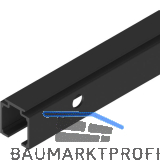 SOLIDO 100 Laufschiene seitlich gebohrt L=2500 mm schwarz matt