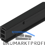 SOLIDO 100 Abstandsprofil 15 mm seitlich gebohrt L=2500 mm schwarz matt