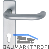 FH-Dr�ckergarnitur GEOS 1754/D52K auf Kurzschild PZ72, 65 - 75, silber eloxiert