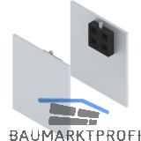 SOLIDO 100/HELM Abdeckkappen-Set Blende H/G Abstandsprofil 9 und 15 mm silber