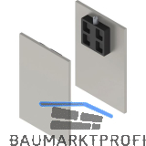 SOLIDO 100/HELM Abdeckkappen-Set Blende H/G mit Abstandsprofil 9 Edelstahl