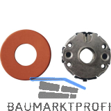HEWI Dr�ckerrosetten innen 305.23R - Polyamid, rubinrot