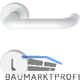Dr�ckergarnitur 111.20 R - auf Rosette BB, 38 - 48, reinwei�