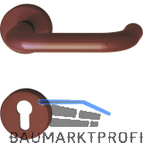 FH-Dr�ckergarnitur111.20 R FH - auf Rosette PZ, rubinrot