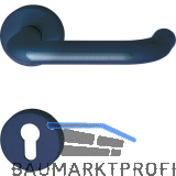 FH-Dr�ckergarnitur111.20 R FH - auf Rosette PZ, stahlblau