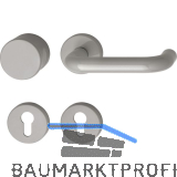 Wechselgarnitur 111.20 R/122.23 - auf Rosette PZ felsgrau