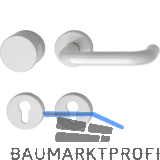 Wechselgarnitur 111.20 R/122.23 - auf Rosette PZ lichtgrau