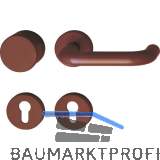 Wechselgarnitur 111.23 R/122.23 - auf Rosette PZ rubinrot