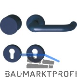 Wechselgarnitur 111.23 R/122.23 - auf Rosette PZ stahlblau