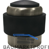 MARCHESI Boden- und Wandt�rpuffer, Gummi schwarz � 35 mm, Edelstahl