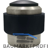 MARCHESI Boden- und Wandt�rpuffer, Gummi schwarz � 35 mm, Aluminium