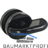Trennwandverriegelung mit �berwurfriegel, schwarz