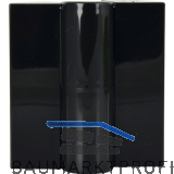 Trennwand-Aufschraubband Kunststoff schwarz, links