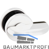 Trennwandverriegelung mit �berwurfriegel, wei�