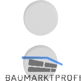 Befestigung Stossgriff rund Kunstoff wei� RAL 9010