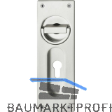 FSB Klappringmuschelgriff 4205, PZ 88 mm, Aluminium silber eloxiert