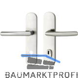 SH-Dr�ckergarnitur ARC - auf Schild PZ88, mit Kzs., Edelstahl, RC3, H�he 16 mm