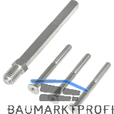 SH-Befestigungsset, Wechselstift u. Schrauben,TS 46-55,Stahl verzinkt