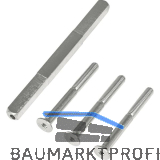 SH-Befestigungsset, Dr�ckerstift u. Schrauben,TS 95-105,Stahl verzinkt