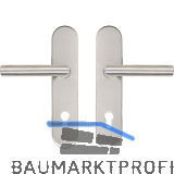 SH-Dr�ckergarnitur GEHRUNG - auf Schild PZ88, ohne Kzs., Edelstahl, RC2