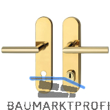 SH-Dr�ckergarnitur GEHRUNG - auf Schild PZ88, TS wahlweise, mit Kzs., PVD