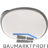 MARCHESI T�rknopf gekr�pft oval, 51 x 81 x 47, Edelstahl matt