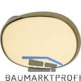 MARCHESI T�rknopf gekr�pft oval, 51 x 81 x 47, Edelstahl Messing poliert