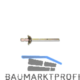 HEWI Wechselstift 70.9 R, 82 mm, TS 38- 48 mm, VK 8,5 mm, Stahl verzinkt