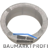Dr�ckerf�hrung 18 mm, Kunststoff wei�