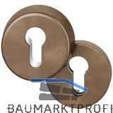 FSB Sicherheits-Zylinderrosette rund, Bronze