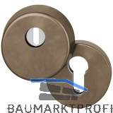 FSB Sicherheits-Zylinderrosette rund mit Kernziehschutz, Bronze