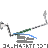 HEWI Panikstange 160XA30 o. Stift f�r BKS, 861-1010mm, Edelstahl /Polyamid gr�n