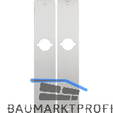 Unterlagsplatten f�r Rosettenbeschlag universal, 326x62x1,5 mm, Edelstahl