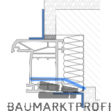 Winkelprofil 60x 40mm PVC f�r Anschlussfuge und Eckverbindung, wei�