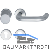 FH-Wechselgarnitur 1754/D6K - Rosette PZ, VK 8,5, TS wahlweise, silber eloxiert