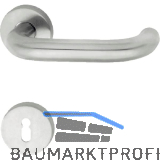 Objekt - Dr�ckergarnitur GEOS 1754/D6K - auf Rosette BB, TS wahlweise,Edelstahl