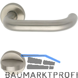 Objekt - Dr�ckergarnitur GEOS 1754/D6K - auf Rosette WC, TS wahlweise,Edelstahl