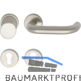 FH-Wechselgarnitur GEOS 1754/D6K FH-auf Rosette PZ, VK 8,5, Edelstahl