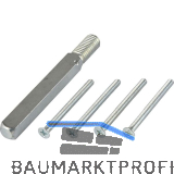 GEOS FH Stift - und Schraubenset f�r Wechselgarnitur, 62 - 67 mm,�NORM B3859