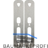 Unterlagsplatten f�r Langschildbeschlag Salto XS4 One, 308x65x1 mm, Edelstahl
