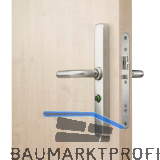 SALTO Langschildbeschlag XS4 One EM756U DND VK 8 mm TS 75-90 mm IP53 Edelstahl