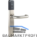 SALTO Langschildbeschlag XS4 One EM750U, VK 8 mm, IP55,TS 75-90mm, Edelstahl