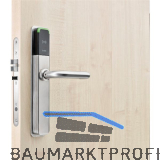 SALTO Langschildbeschlag XS4 One DIN-RO EM750UFH VK 9 mm TS 60-75 mm Edelstahl