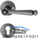 SCH�SSWENDER Dr�ckergarnitur SIEGFRIED - auf Rosette PZ, schwarz verzinkt