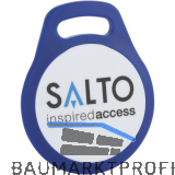 SALTO RFID-Schl�sselanh�nger MIFARE DESFire EV3 8 kB blau/wei� mit SALTO-Logo